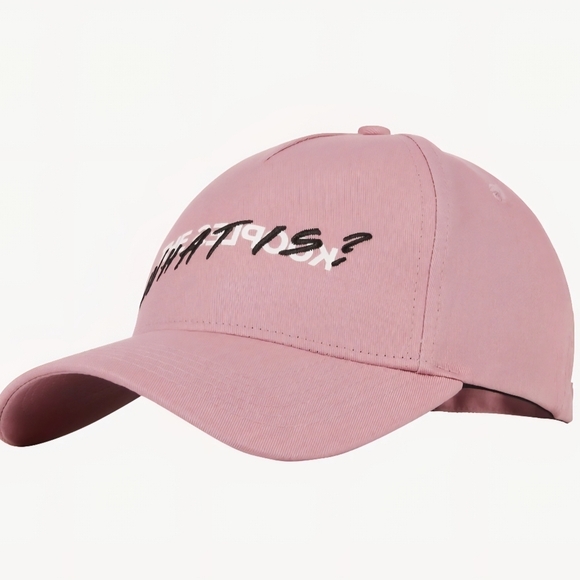 The Kooples Pink Wood Logo Print Hat NWT main image 4
